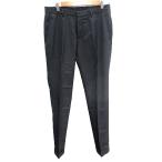 ザラマン ZARA MAN テーパードパンツ スラックス センタープレス ロールアップ 30 S 黒 ブラック /AU メンズ