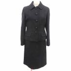  Sony a Sonia Rykiel SONIA SONIA RYKIEL костюм выставить отложной воротник жакет узкая юбка 40 L чёрный женский 