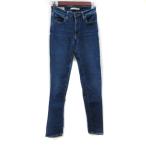  Levi's premium Levis PReMIUM обтягивающий брюки Denim джинсы повреждение обработка 24 темно-синий темно-синий /YI женский 