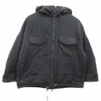  Uniqlo UNIQLO White Mountaineering White Mountaineering пуховик блузон Zip выше S чёрный /YK мужской 