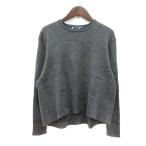 23区 オンワード樫山 Botto Giuseppe ニット セーター 長袖 リブ ウール 40 L グレー /MN レディース