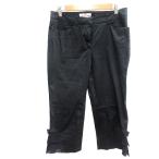  гарантия Lee Visconti GALLERY VISCONTI Sabrina pants укороченные брюки переключатель лента 3 L чёрный черный /AU женский 