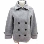 ドゥニーム DENIME ピーコート Pコート 総裏地 M グレー /YK レディース