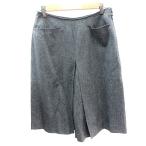  Barneys New York BARNEYS NEW YORK юбка-брюки брюки половина Short твид шерсть 40 L серый /AU женский 