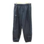  Under Armor UNDER ARMOUR брюки джерси бегун принт обратная сторона ворсистый L чёрный черный /AU мужской 