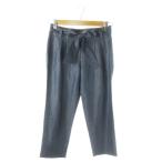  Natural Beauty Basic NATURAL BEAUTY BASIC брюки укороченные брюки Capri глянец чувство лента маленький размер XS темно-синий темно-синий /AO20