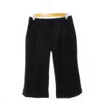 k Miki .k Kumikyoku KUMIKYOKU брюки слаксы укороченные брюки капри Capri шерсть кашемир . стрейч manishu2 чёрный черный 