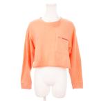  Jill bai Jill Stuart футболка тренировочный раунд шея длинный рукав рукав принт короткий карман порез ... нет neon FR orange 