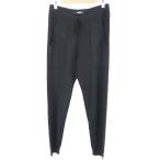  oo si Murray OSHIMA REI pants jogger rib stretch waist rubber black black /RI4 lady's 