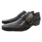 ショッピングLOUIS ルイヴィトン LOUIS VUITTON シングルモック ドレスシューズ ビジネス ローファー 革靴 サイドロゴ レザー 本革 7 黒 ブラック /GV