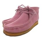  Clarks clarkswala Be ботинки мокасины Loafer кожа натуральная кожа замша 36 розовый /JS #GY62 женский 