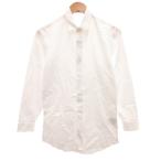 ショッピングdior ディオール Dior ワイシャツ 長袖 ラウンドカット 比翼 37 白 ホワイト /JS ■GY62 メンズ