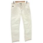 ドルチェ&ガッバーナ ドルガバ DOLCE&GABBANA デニムパンツ ジーンズ ストレート 46 白 ホワイト /FF ■GY62 メンズ