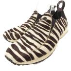  Nike NIKE WMNS POCKET RUNNER QS ZEBRAwi мужской карман Runner QS Zebra рисунок бег обувь спортивные туфли 24cm белый 