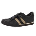 グッチ GUCCI スニーカー シューズ ローカット GGキャンバス 34.5 黒 ブラック /FF ■GY62 レディース