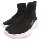 ハイドロゲン HYDROGEN ソックススニーカー シューズ ロゴプリント 黒 ブラック /JS ■GY62 レディース