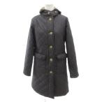  Macintosh MACKINTOSHf-teto пальто с хлопком стеганое полотно боа колено длина 36 серый /FF #GY62 женский 