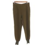  Stella McCartney STELLA McCARTNEY брюки-джоггеры легкий резина талия 36 хаки /FF #GY62 женский 