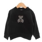  Burberry BURBERRY футболка тренировочный Bear вышивка Kids tops 86cm чёрный черный /YJ #GY62 Kids 