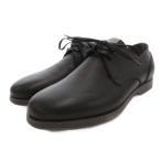 サルヴァトーレフェラガモ Salvatore Ferragamo ビジネスシューズ レースアップ レザー 革靴 ロゴ 6.5 黒 ブラック /FF ■GY62 メンズ