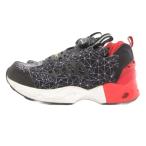 リーボック Reebok INSTA PUMP FURY ROAD CNY ポンプフューリー スニーカー シューズ 26cm 黒 ブラック 赤 レッド V67865 /JS ■GY62