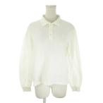  Lanvin sport LANVIN SPORT рубашка-поло 40 белый белый рубашка-поло с длинным рукавом воротник ткань рисунок /AO33 #GY57 женский 