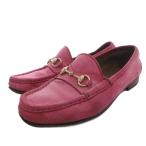  Gucci GUCCI bit Loafer туфли без застежки обувь замша 34 фиолетовый лиловый /FF #GY62 женский 