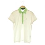  Ralph Lauren Golf RALPH LAUREN GOLF рубашка-поло короткий рукав хлопок полоса Logo вышивка S белый /MY #OS #GY62 женский 