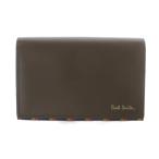  Paul Smith PAUL SMITH мульти- полоса футляр для карточек футляр для визитных карточек Logo чай цвет Brown /SR #GY49 мужской 