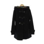  Burberry Blue Label BURBERRY BLUE LABEL подкладка проверка полупальто "даффл коут" внешний длинный капот 38 черный /DO #GY53