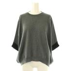 ショッピングMARNI マルニ MARNI ニット セーター 五分袖 アルパカ混 38 チャコールグレー ブラック /ES ■GY53 レディース