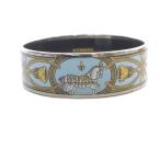  Hermes HERMESe мой yuGM браслет 7 сокровищ . лошадь шланг бледно-голубой голубой /SR #OH #GY20 женский 