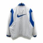  Nike NIKE спортивная одежда Baseball жакет ветровка блузон средний длина Logo вышивка с хлопком XL светло-серый /SY2 #GY53