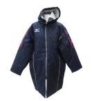  Mizuno MIZUNO спорт одежда bench пальто F темно-синий темно-синий с капюшоном . длинный длина /SM7 #GY58 женский 