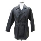 doma Homme D*Homme A Hommekau кожа тренчкот кожаная куртка M чёрный черный ремень имеется длинный длина 94126 /YS2 #GY61 мужской 