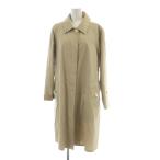 バーバリーズ Burberrys 90s ヴィンテージ チェスターコート ロング 長袖 シングル 背抜き ロゴ ベージュ /MQ レディース