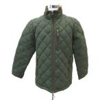  Aigle AIGLE стеганная куртка L хаки воротник-стойка Zip выше 8504-37417 /YS11 #GY61 мужской 