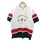  J Press J.PRESS одежда для гольфа cut and sewn короткий рукав V шея Logo вышивка L "теплый" белый /SY29 #GY61 мужской 