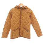 ショッピングラベンハム ラベンハム LAVENHAM フーデッド キルティングジャケット 38 ブラウン /UO ■GY61 レディース