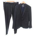 ザラマン ZARA MAN スーツセットアップ 紺 ネイビー 総裏地 開きみせ /NL ■GY58 メンズ