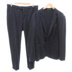 ザラ ZARA テーラードジャケット スラックス セットアップ 紺 ネイビー /NL ■GY58 メンズ