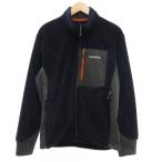 ショッピング紺 モンベル Montbell フリースジャケット ブルゾン ロゴ刺繍 XL 紺 ネイビー /JS ■GY61 メンズ