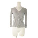 チャン ルー CHAN LUU カーディガン グレー Vネック 長袖 ポケット付き /CK34 ■GY58 レディース