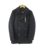 takaQtaka кий TAKA-Q male and ko-MALE&amp;Co. бушлат бушлат M темно-синий темно-синий стеганое полотно двойной breast длинный рукав /AO6