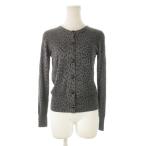 マイケルマイケルコース Michael michael kors カーディガン 4 グレー アニマル柄 ラウンドネック 長袖 /CK32 ■GY58 レディース