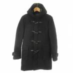  Nano Universe nano universe полупальто "даффл коут" S чёрный черный с капюшоном . кривошип кнопка длинный рукав NUC04DW382NS /CK4 #GY58 мужской 