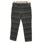  four one seven bai Edifice 417byEDIFICE укороченные брюки M серый в клетку легкий 7 минут длина /YS7 #GY58 мужской 