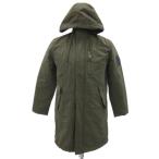 HK WORKS LONDON с хлопком пальто милитари пальто Mod's Coat M хаки средний длина /YS12 #GY59 мужской 