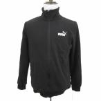  Puma PUMA спорт одежда блузон жакет L чёрный черный Zip выше средний длина /YS16 #GY58 мужской 