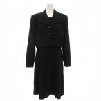  Pierre Cardin Pierre Cardin формальный ансамбль короткий рукав One-piece жакет 9 общий подкладка чёрный черный /GV #GY60 женский 